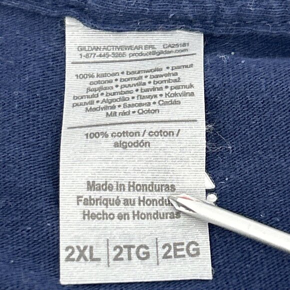 Majestic Shirt Men’s 2XL Blue Tampa Bay Rays MLB Long Sleeve Crew Neck - Picture 4 of 9